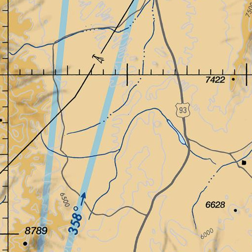 FAA VFR chart of Wilkins, NV