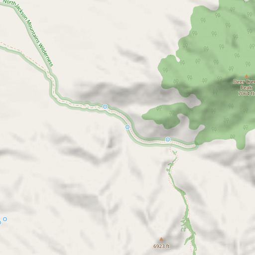 OpenStreetMap map of Willow Springs, NV