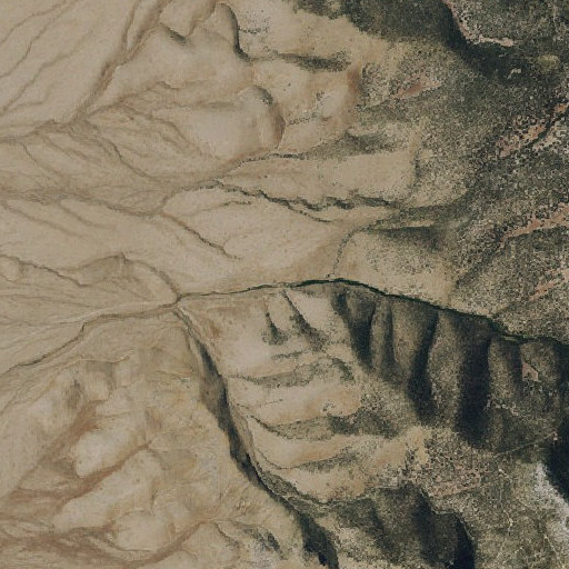 Aerial imagery of Eightmile Canyon, NV