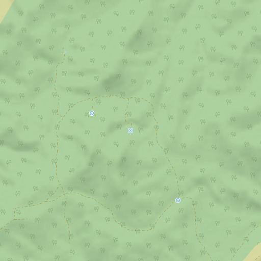 OpenStreetMap map of Lone Cedar Spring, NV