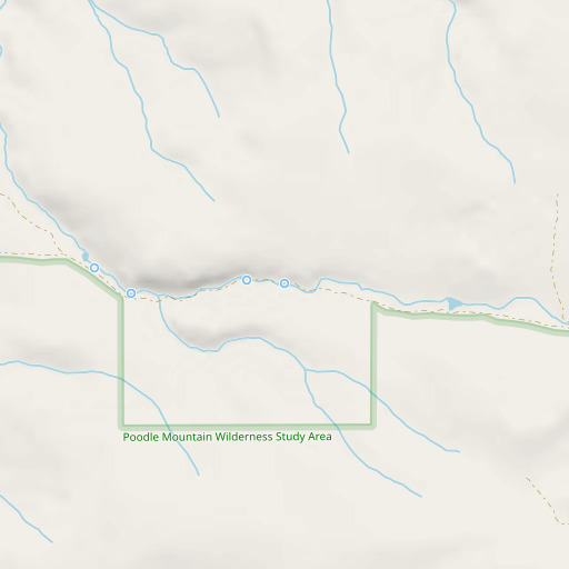 OpenStreetMap map of Upper Coyote Spring, NV