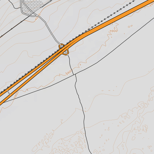 OpenTopoMap map of White Plains (historical), NV