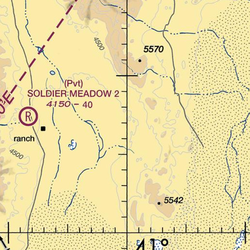 FAA VFR chart of Hardin City, NV