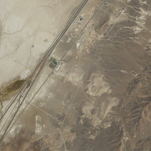 Aerial imagery of Bradys Hot Springs, NV