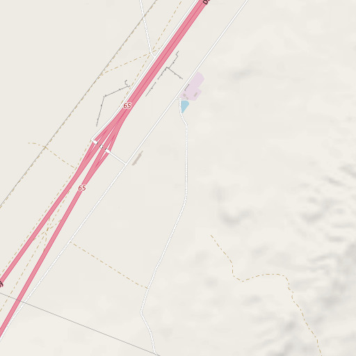 OpenStreetMap map of Bradys Hot Springs, NV