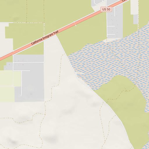 OpenStreetMap map of Desert Station (historical), NV