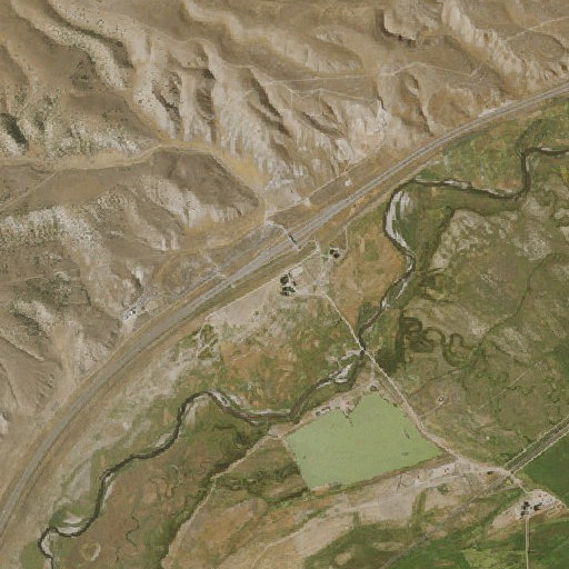 Aerial imagery of Hunter Banks Ranch, NV