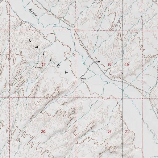 USGS 24K topo map of Griswold Upper Well, NV