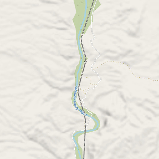 OpenStreetMap map of Mormon Canyon, NV