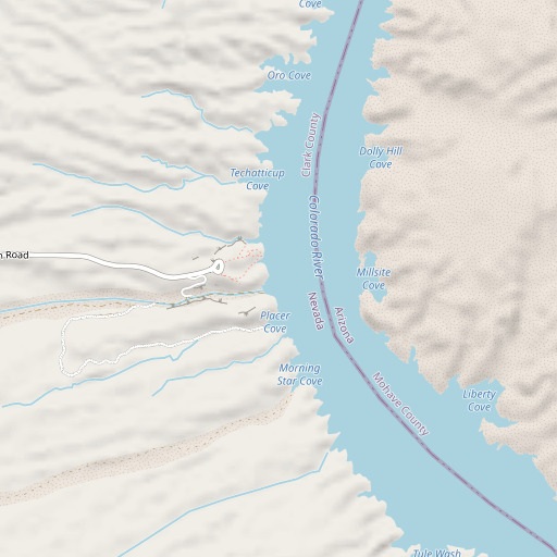 OpenStreetMap map of Eldorado Ferry (historical), NV