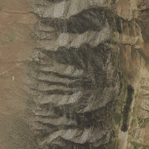 Aerial imagery of Diamond Mining District, NV