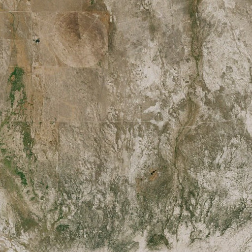 Aerial imagery of Bar W Ranch, NV