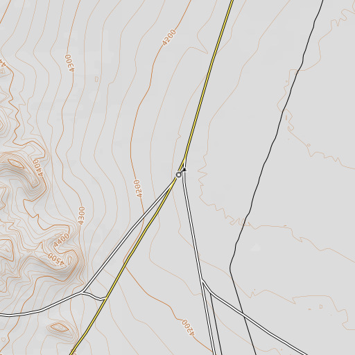 OpenTopoMap map of Deadhorse Well, NV