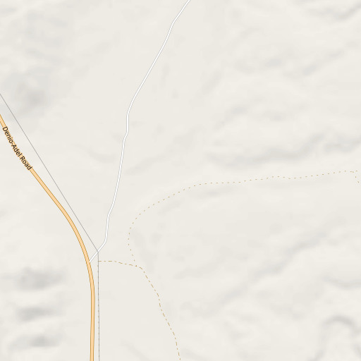 OpenStreetMap map of Tregaskia Ranch, NV