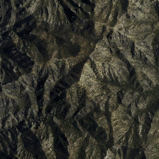 Aerial imagery of Johns Peak, NV