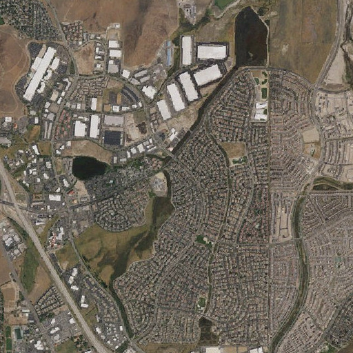 Aerial imagery of Double Diamond Well, NV