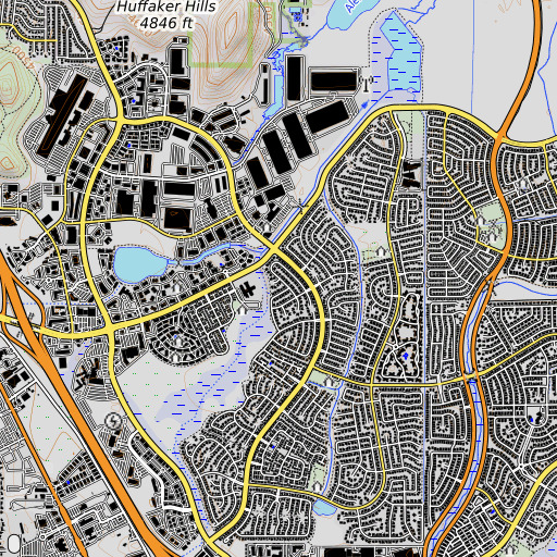 OpenTopoMap map of Double Diamond Well, NV