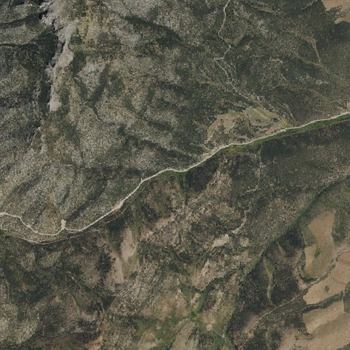 Aerial imagery of Schellbourne Springs, NV