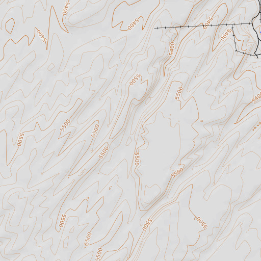 OpenTopoMap map of Sandhill Spring, NV