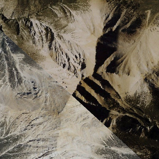Aerial imagery of Boundary Peak, NV