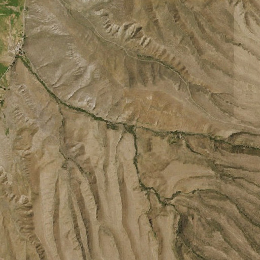 Aerial imagery of Alles Creek, NV