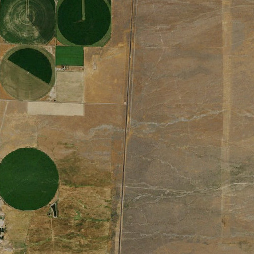 Aerial imagery of Dog Creek, NV