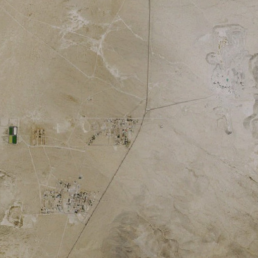 Aerial imagery of Gabbs, NV