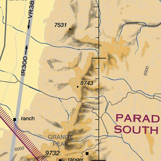 FAA VFR chart of Halcyon Mine, NV