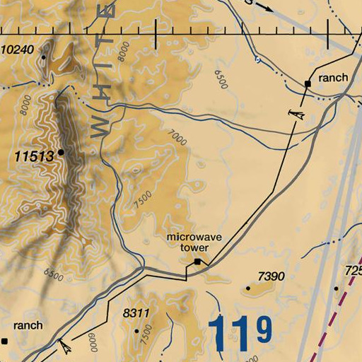 FAA VFR chart of Horse Track Spring, NV