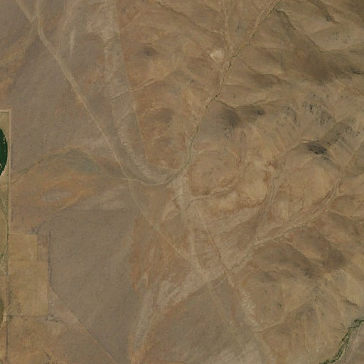 Aerial imagery of Ikes Canyon, NV