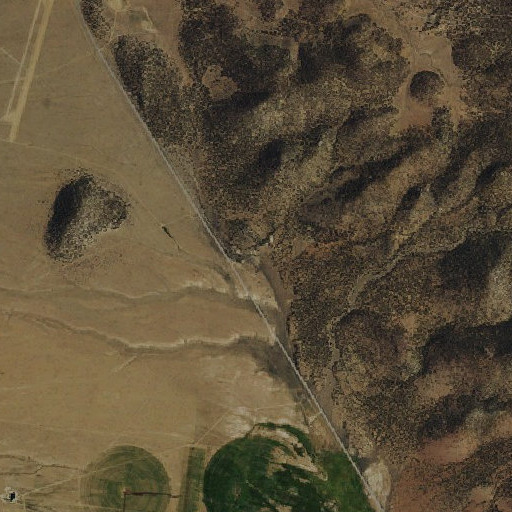 Aerial imagery of Long Doctor Spring, NV