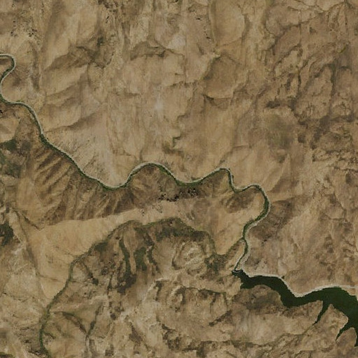 Aerial imagery of Lost Meadows Creek, NV