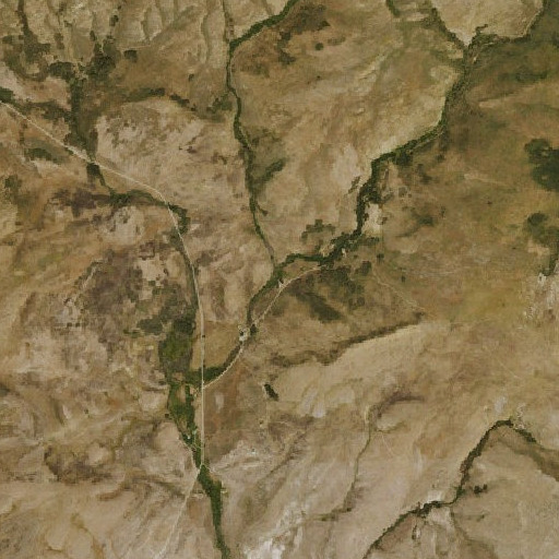 Aerial imagery of Mill Creek, NV