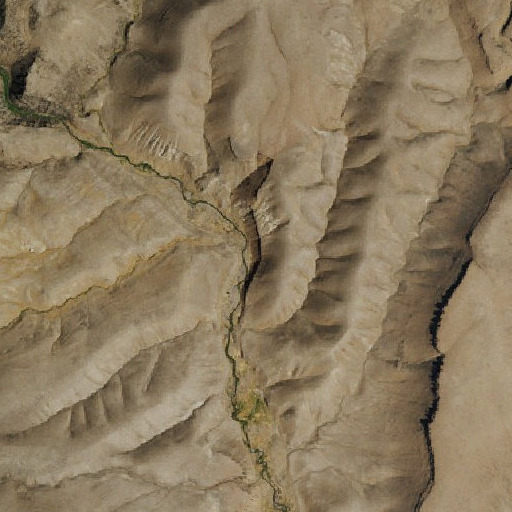 Aerial imagery of Picket Corral Creek, NV