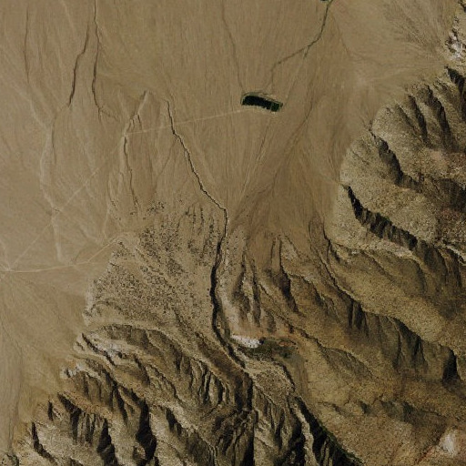 Aerial imagery of Queen Canyon, NV