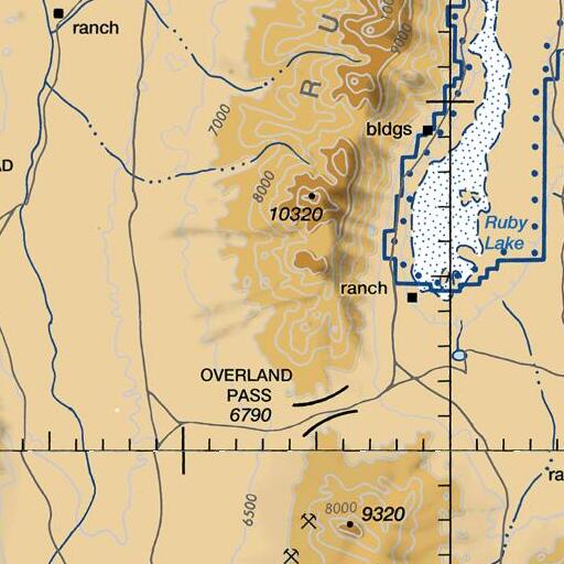FAA VFR chart of Waterspout Spring, NV