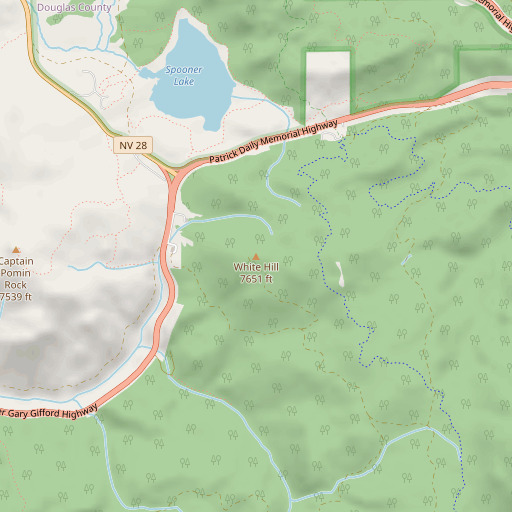 OpenStreetMap map of White Hill, NV