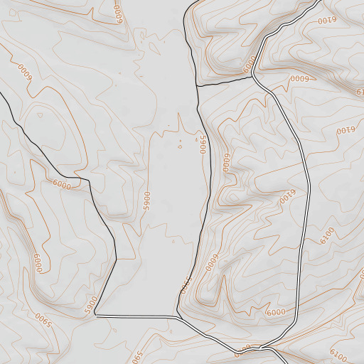 OpenTopoMap map of Wildcat Creek, NV