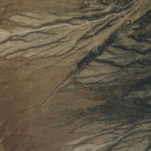 Aerial imagery of Willard Creek, NV