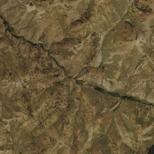 Aerial imagery of Wrango Canyon, NV