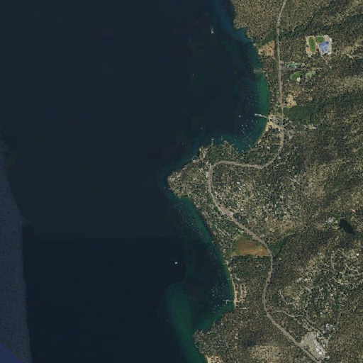 Aerial imagery of Zephyr Point, NV