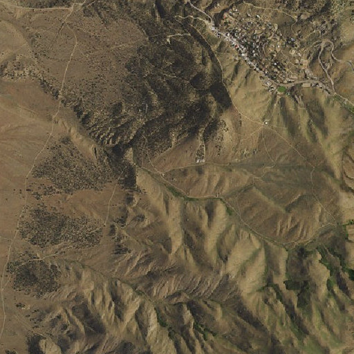 Aerial imagery of OK Mine, NV