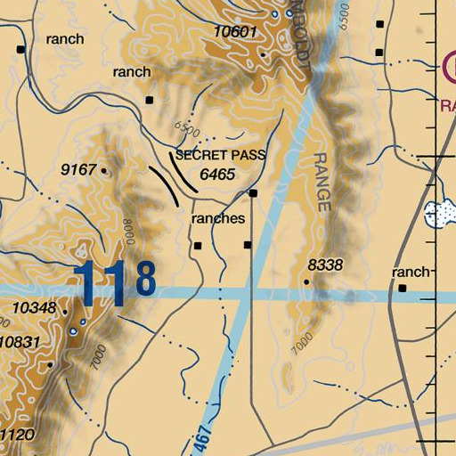 FAA VFR chart of North Ruby Valley School (historical), NV