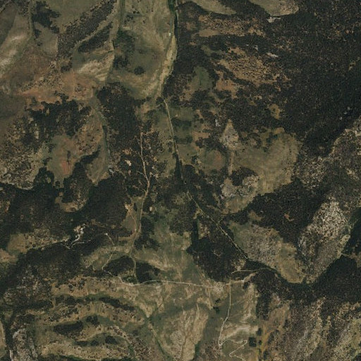 Aerial imagery of French Lake, NV