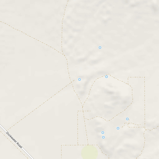 OpenStreetMap map of Angle Worm Spring, NV