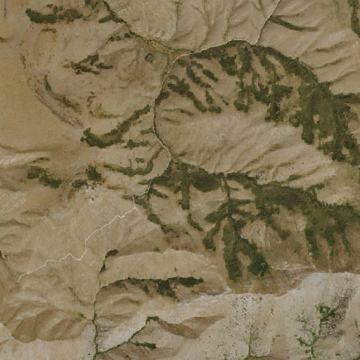Aerial imagery of Buck Creek Mountains, NV
