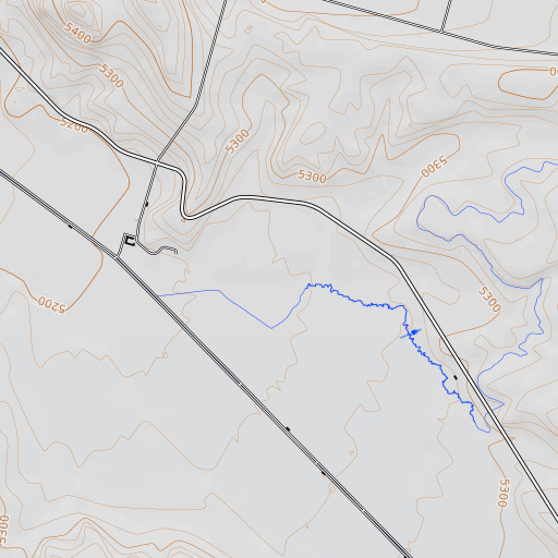 OpenTopoMap map of Spring Creek, NV