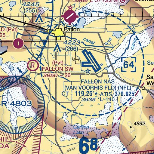 FAA VFR chart of Wallace-Taylor Ranch, NV