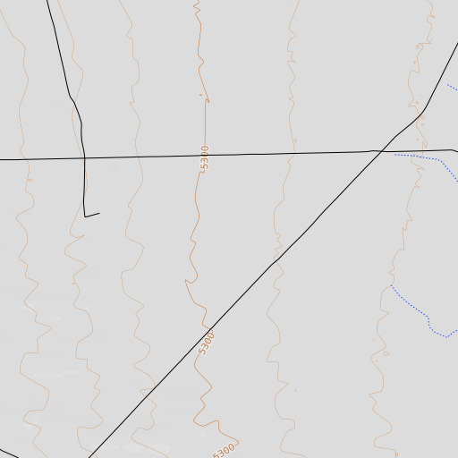 OpenTopoMap map of Sandy Wash, NV