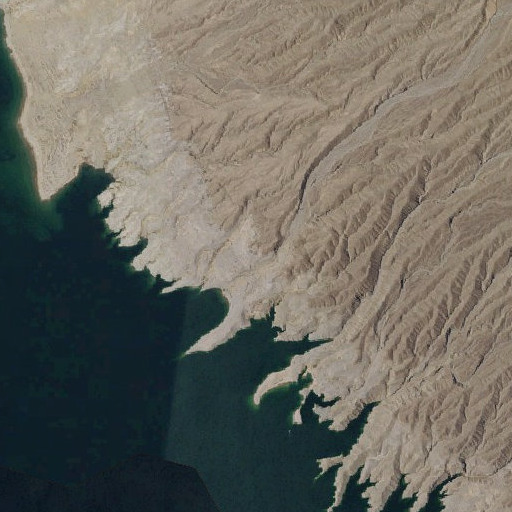 Aerial imagery of Walker Bay, NV